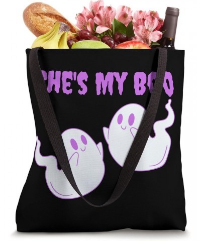 She's My Boo Halloween Ghosts Tote Bag $12.90 Totes