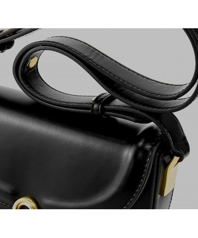 Women Saddle Shoulder Bag PU Leather Handbag Trendy Crossbody Tote Bag Hobo Satchel Casual Purse 2024 Amber $15.67 Shoulder Bags