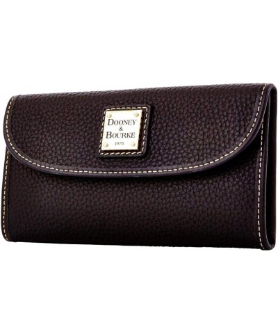 Wallet, Pebble Grain Continental Clutch Wallet - Black Black Black $51.70 Wallets