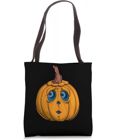 Suspicious Halloween Pumpkin Jack O Lantern Tote Bag $10.80 Totes