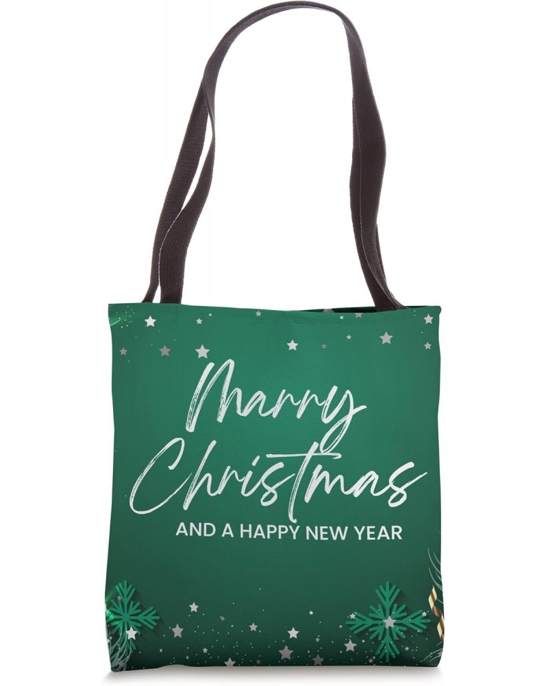 Christmas New Year Holiday Winter Tote Bag $9.66 Totes