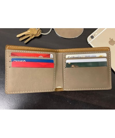 Faux Leather Bi-Fold Wallet, Cargo Airplane, Personalized Engraving Included (Gray) Black with Silver $15.67 Wallets