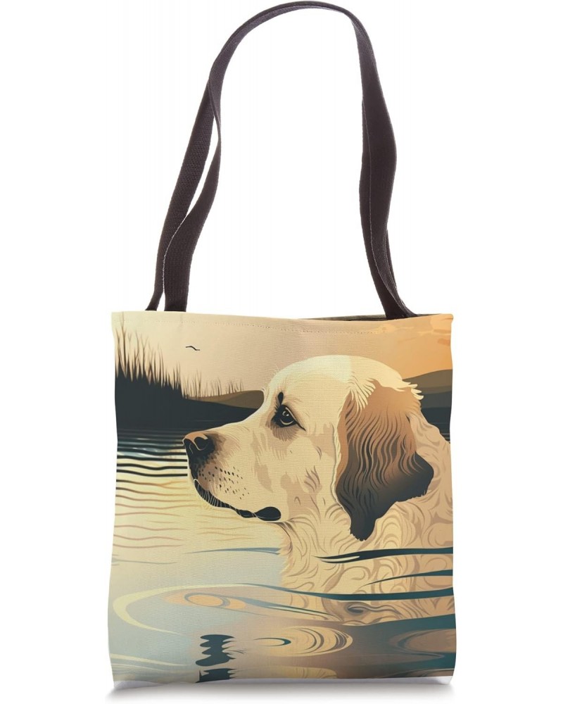 All You Need Is A Dog And A Lake Humor cute animal dog lover Tote Bag $12.92 Totes