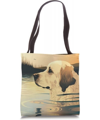 All You Need Is A Dog And A Lake Humor cute animal dog lover Tote Bag $12.92 Totes