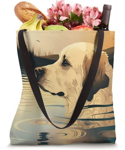 All You Need Is A Dog And A Lake Humor cute animal dog lover Tote Bag $12.92 Totes