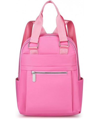 Women's Backpack Stylish Solid Color Simple Bookbag Large Capacity Casual Travel Bag with Zipper Pocket,Light green Pink $17....