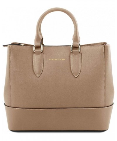 TLBag Saffiano leather handbag Caramel $110.46 Handbags