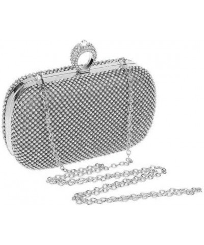 Rhinestone Evening Clutch Black $23.99 Evening Bags