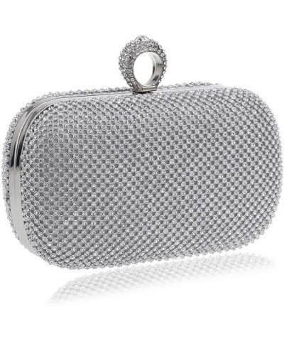 Rhinestone Evening Clutch Black $23.99 Evening Bags