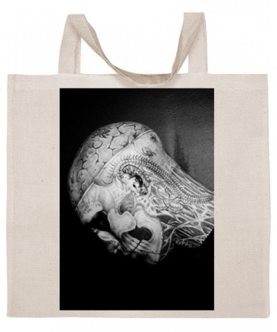 Rick Genest (Zombie Boy) - Cotton Photo Canvas Grocery Tote Bag IDPP275842 $20.45 Totes