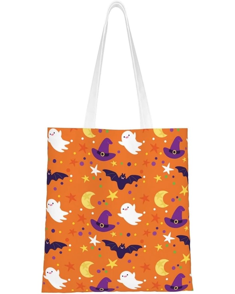 Halloween Ghosts Single Shoulder Fashion Canvas Tote Shopping Bags Handbags For Men And Women Halloween Ghosts16 $10.93 Totes