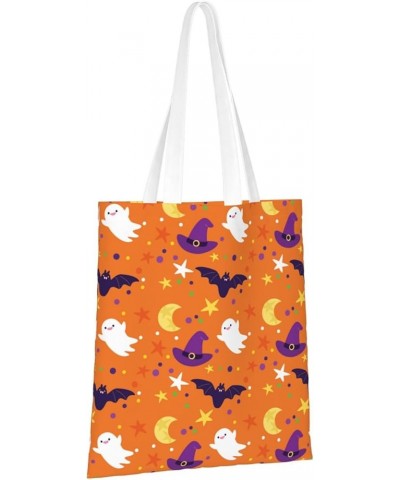 Halloween Ghosts Single Shoulder Fashion Canvas Tote Shopping Bags Handbags For Men And Women Halloween Ghosts16 $10.93 Totes