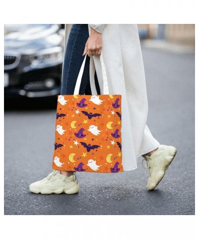 Halloween Ghosts Single Shoulder Fashion Canvas Tote Shopping Bags Handbags For Men And Women Halloween Ghosts16 $10.93 Totes