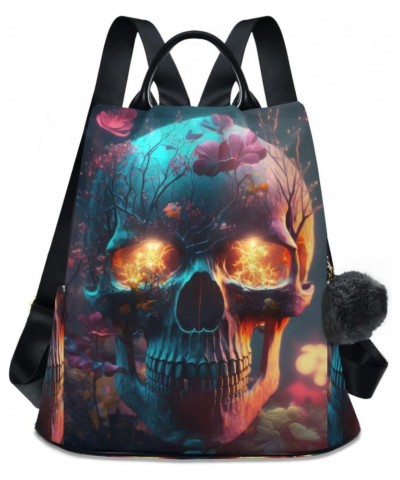 Women Fashion Backpack - Evil Skull Skeleton, Anti Theft Casual Daypack Shoulder Bag Purse for Travel Work 15 inches $20.50 B...