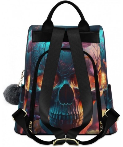 Women Fashion Backpack - Evil Skull Skeleton, Anti Theft Casual Daypack Shoulder Bag Purse for Travel Work 15 inches $20.50 B...