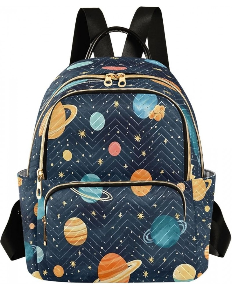 Fashion Backpack Mini Backpack Purse Casual Daily Backpack Colorful Starry Sky for Travel for College Work Medium $14.62 Back...