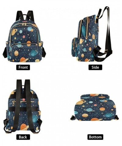 Fashion Backpack Mini Backpack Purse Casual Daily Backpack Colorful Starry Sky for Travel for College Work Medium $14.62 Back...