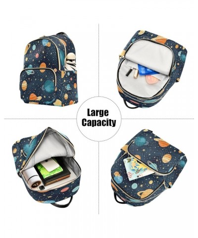 Fashion Backpack Mini Backpack Purse Casual Daily Backpack Colorful Starry Sky for Travel for College Work Medium $14.62 Back...