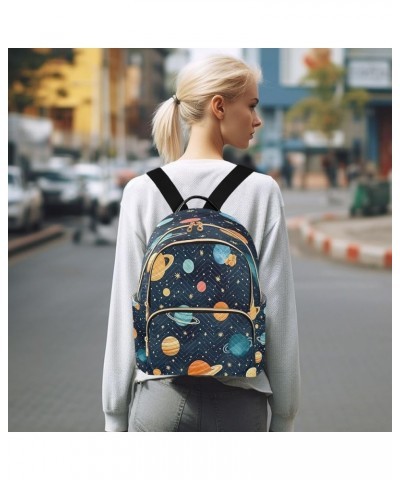 Fashion Backpack Mini Backpack Purse Casual Daily Backpack Colorful Starry Sky for Travel for College Work Medium $14.62 Back...