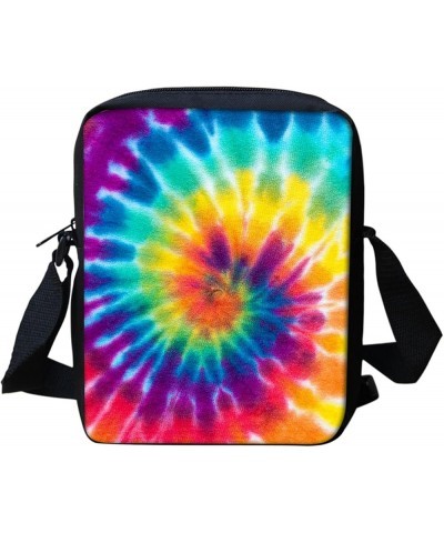 Crossbody Bag, Coin Purse, Adjustable Strap Sling Phone Messenger Bag Rainbow Tie-dye $10.43 Shoulder Bags