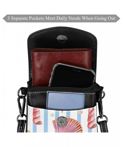 Small Crossbody Bag Shell Cell Phone Purse Wallet $14.40 Crossbody Bags