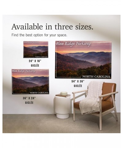 36x54 Inch Giclee Print, Blue Ridge Parkway, North Carolina, Great Smoky Mountains, Sunset $36.90 Totes