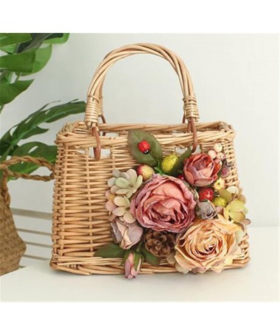 Summer Straw Ladies Handbag Rattan Beach Bag Woven Tote 3 $39.90 Totes