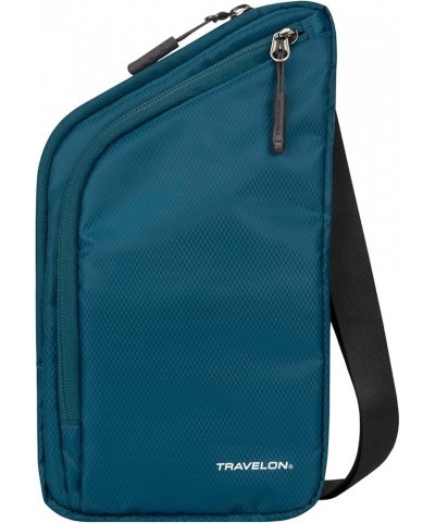 Travelon: World Travel Essentials Slim Crossbody Bag Peacock Teal $10.52 Crossbody Bags