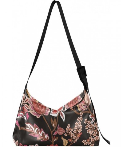 Womens Crossbody Tote Bag Floral Pattern Purses Crossbody Bag Women Waterproof Over The Shoulder Bag $16.50 Totes