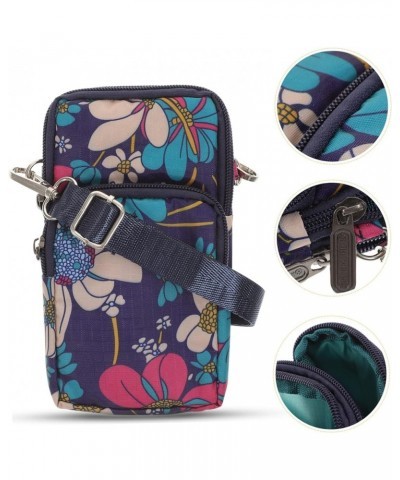 Mobile phone holder Shoulder Bags cell phone smart phone handbag Multifunction card wallet piggy bank Blue $7.78 Crossbody Bags