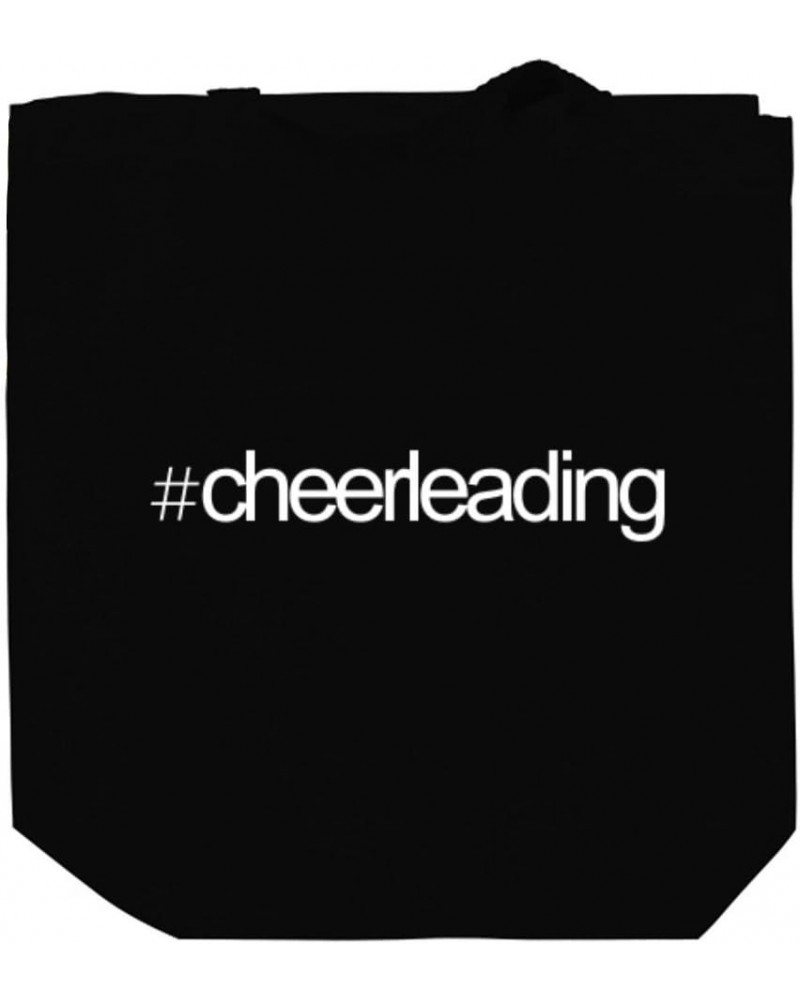 Hashtag Cheerleading Bold Text Canvas Tote Bag 10.5" x 16" x 4 $19.60 Totes