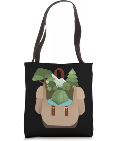 Funny Hiker Hiking Backpack Landscape Tote Bag $11.21 Backpacks