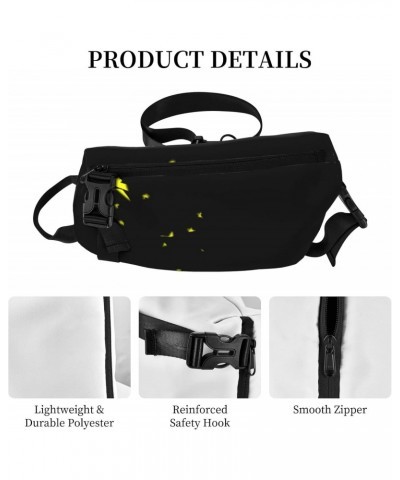 Crossbody Sling Backpack Star-Sheesh-Cool Travel Hiking Chest Daypack One Strap Shoulder Bag $18.25 Crossbody Bags