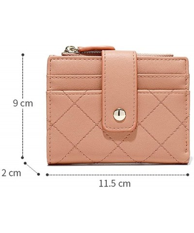 Women Wallet Plaid Small Wallet Ladies Zipper Coin Purse Card Bag Wallet Female Hand Purse Lady (Color : Red) (Color : Blue) ...