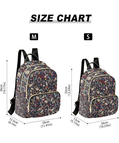 Women Backpack Cute Wild Flower Spring Flora Anti-Theft Travel Backpack with Luggage Belt Lightweight Handbag Lady Purse Room...