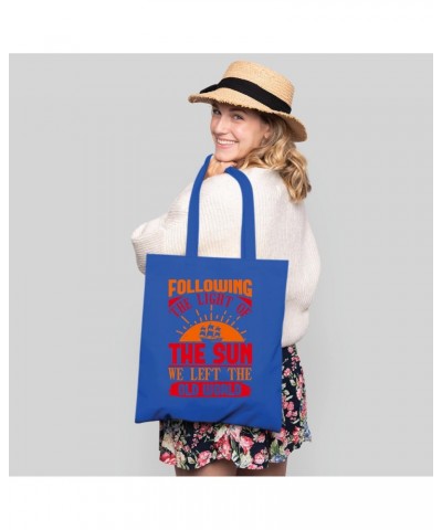 Columbus Day 15 Gift of Sunlight for Old World Followers For Everyone Navy Black Multicolor Canvas Tote Bag $14.78 Totes