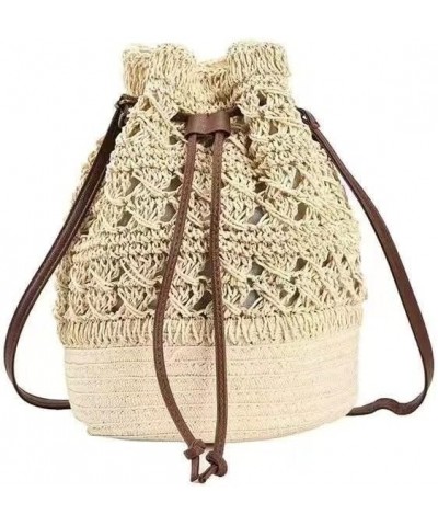 Women Straw Handbag Summer Beach Rattan Tote Bag Crossbody Shoulder Top Handle Handbag Handmade Purse Light Phone Bag (Color ...