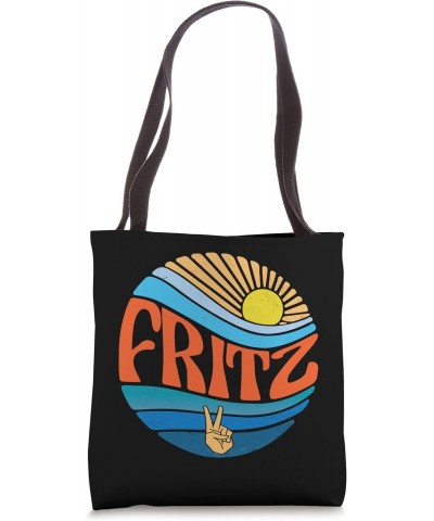 Fritz Shirt Vintage Sunset Fritz Groovy Tie Dye Tote Bag $14.72 Totes