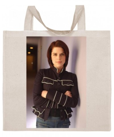 Neve Campbell - Cotton Photo Canvas Grocery Tote Bag IDPP475697 $14.88 Totes