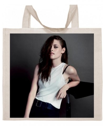 Kristen Stewart - Cotton Photo Canvas Grocery Tote Bag IDPP241991 $14.88 Totes