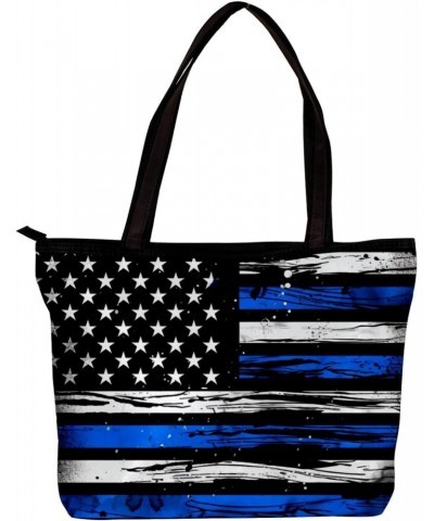 The Tote Bag For Women,Purses For Women,Handbags For Women,American Blue Line Flag Handbags $11.06 Totes