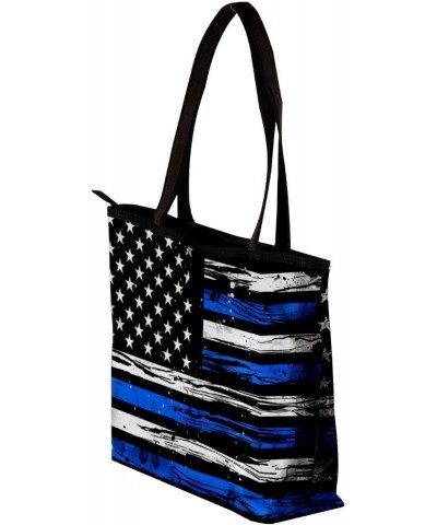 The Tote Bag For Women,Purses For Women,Handbags For Women,American Blue Line Flag Handbags $11.06 Totes