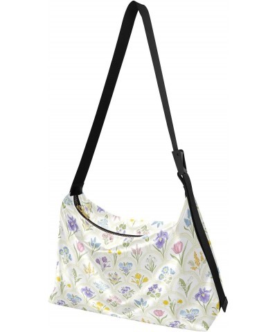 Spring Garden Flowers Rainbow Medallion Adults Crossbody Wallet Purse Trendy Men Sling Bags Crossbody Over The Shoulder Bag $...