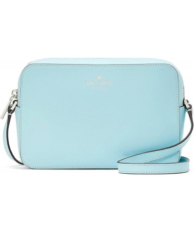 Harper Pebbled Leather Crossbody Shoulder Bag Aqua Pool $37.69 Crossbody Bags