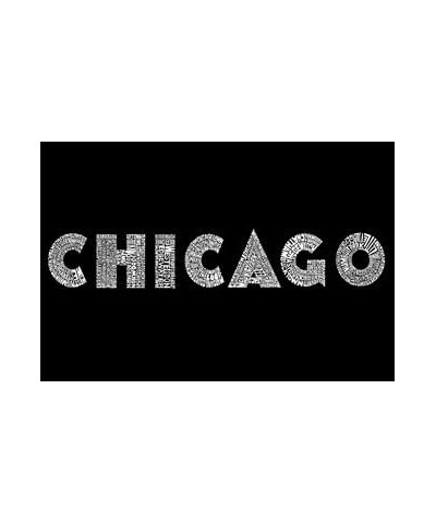 Large Word Art Royal Chicago Tote Bag - Created Using Some of Chicago's Most Popular Neighborhoods $9.53 Shoulder Bags