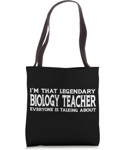 Biology Teacher Job Title Employee Funny Biology Teacher Tote Bag $14.03 Totes