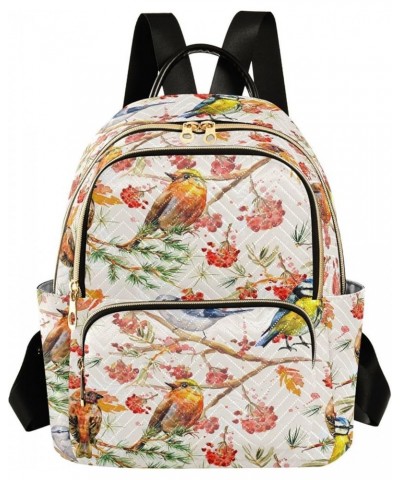 Cute Birds Watercolor Backpack Purse for Women Fashion Ladies Shoulder Bags Travel Bag Back Pack Handbag Lady Purse,M Medium ...