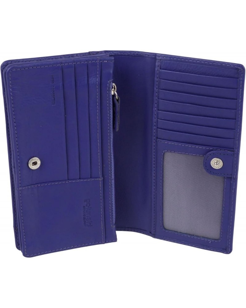 Leather Ladies Purse/Wallet RFID Protected, Orchid, One Size, Contemporary Violet $24.14 Wallets