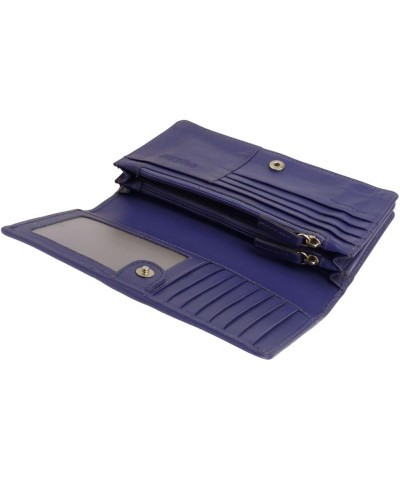 Leather Ladies Purse/Wallet RFID Protected, Orchid, One Size, Contemporary Violet $24.14 Wallets