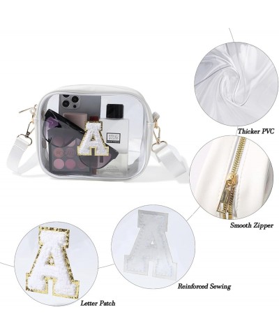 Clear Bag Stadium Approved, Crossbody Transparent Bag for Concerts Sports Events, Purses for Men & Women White a $9.89 Crossb...